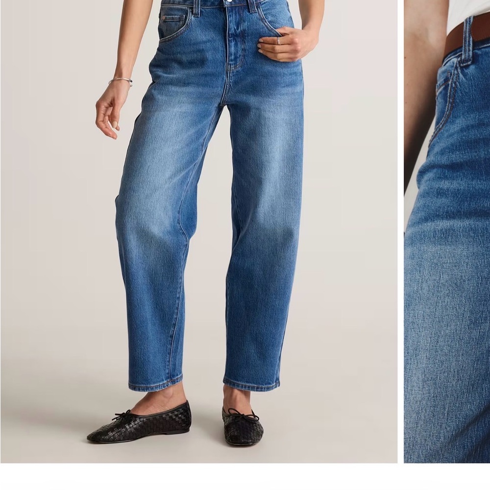 Quince Bella Stretch Barrel Jeans